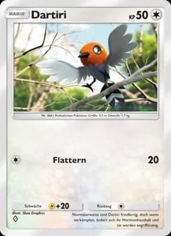 Dartiri card in German
