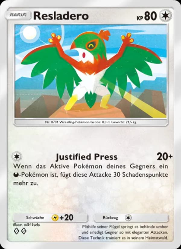 Resladero card in German