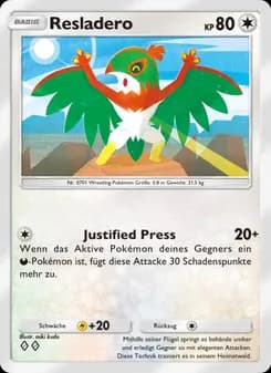 Resladero card in German