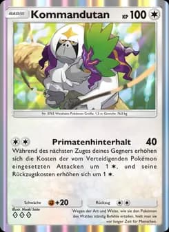 Kommandutan card in German