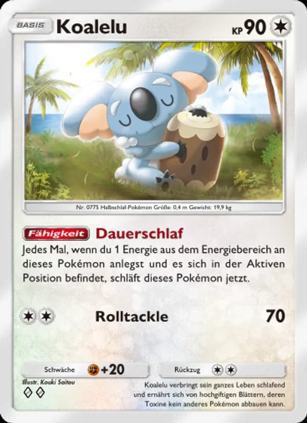 Koalelu card in German