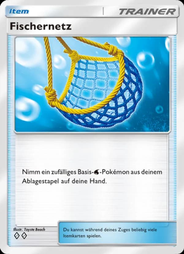 Fischernetz card in German