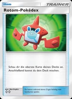 Rotom-Pokédex card in German