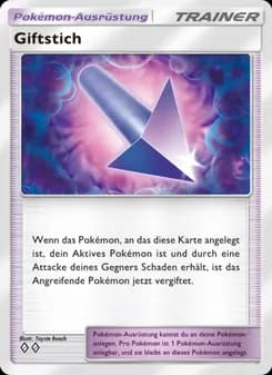 Giftstich card in German