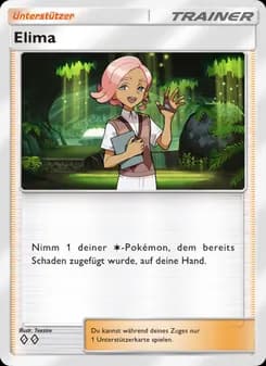 Elima card in German