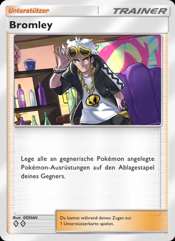 Bromley card in German