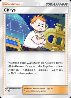 Chrys card in German