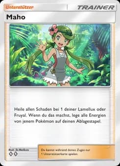 Maho card in German