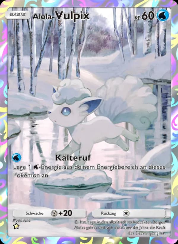 Alola-Vulpix card in German