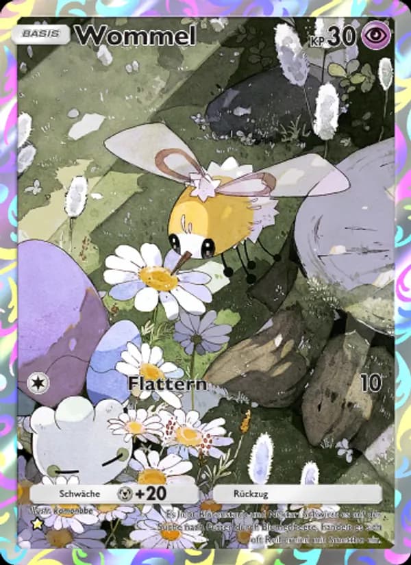Wommel card in German