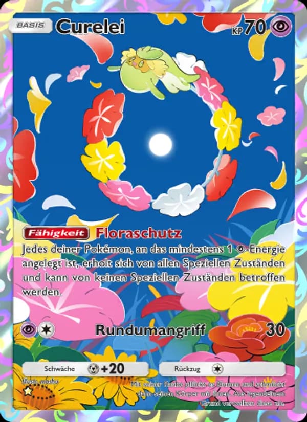 Curelei card in German