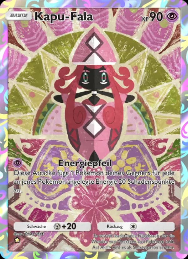 Kapu-Fala card in German