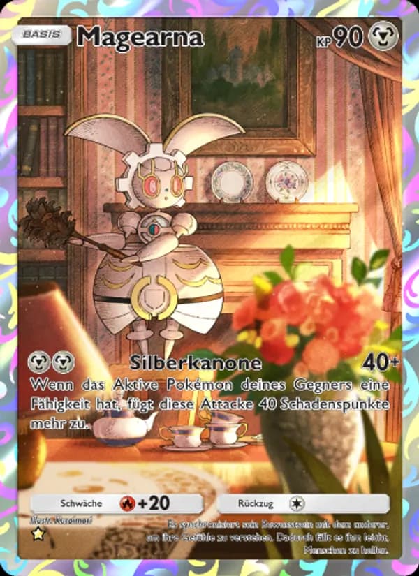 Magearna card in German
