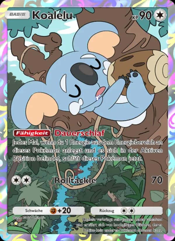 Koalelu card in German