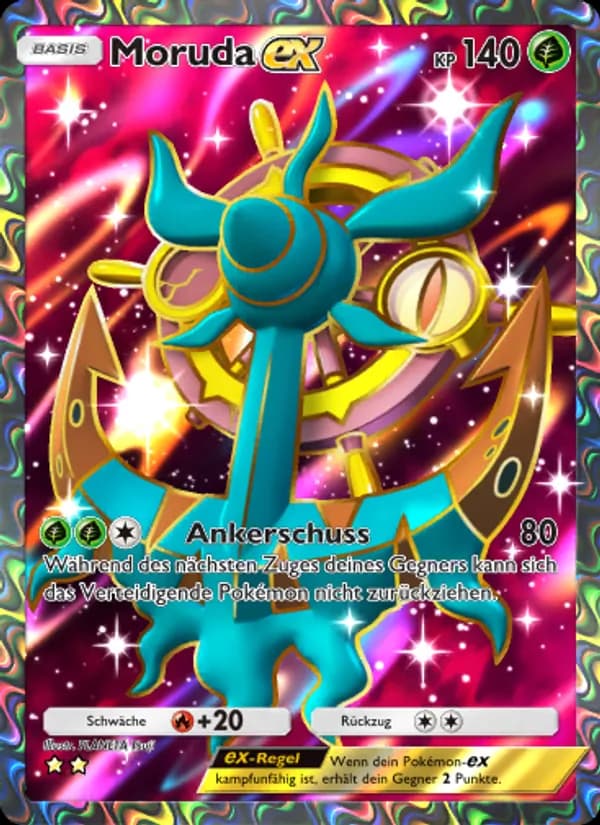 Moruda-ex card in German