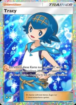 Tracy card in German