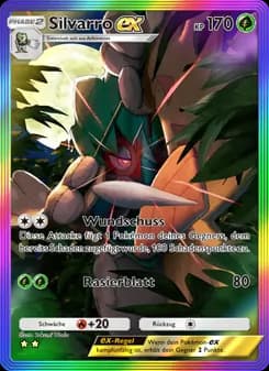 Silvarro-ex card in German