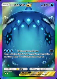 Lusardin-ex card in German
