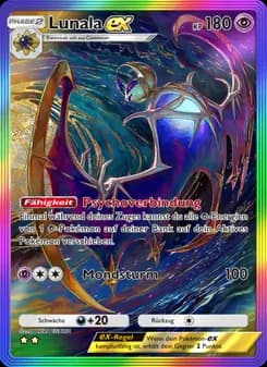 Lunala-ex card in German