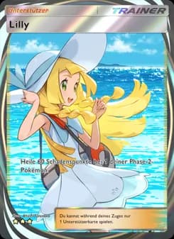 Lilly card in German