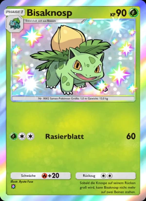 Bisaknosp card in German