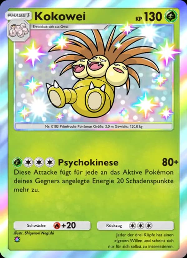 Kokowei card in German