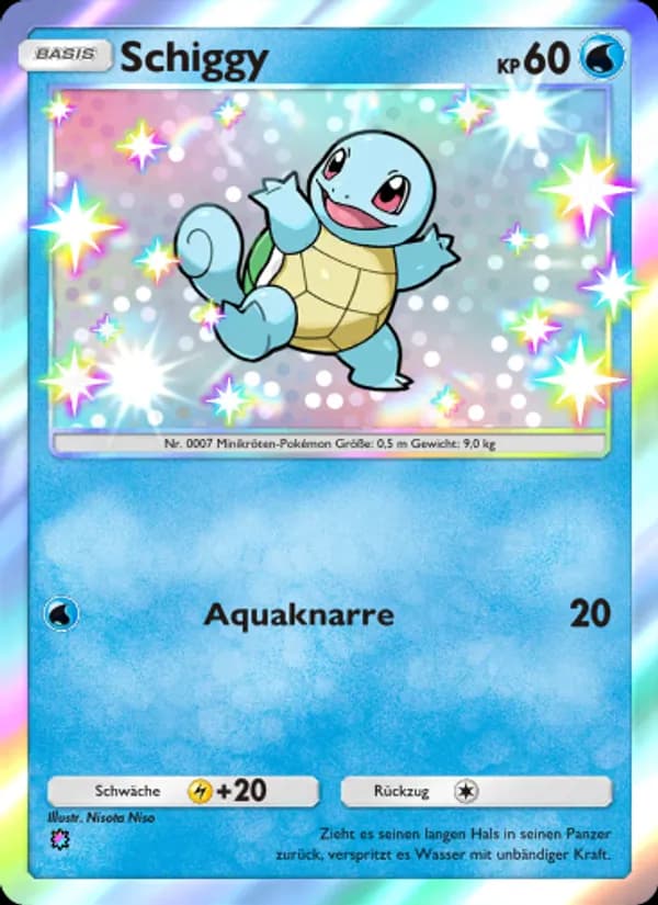 Schiggy card in German