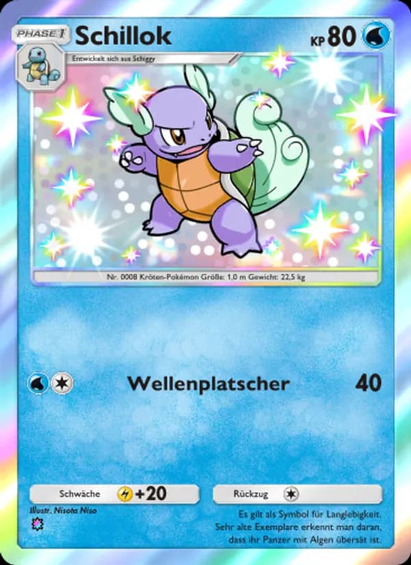 Schillok card in German