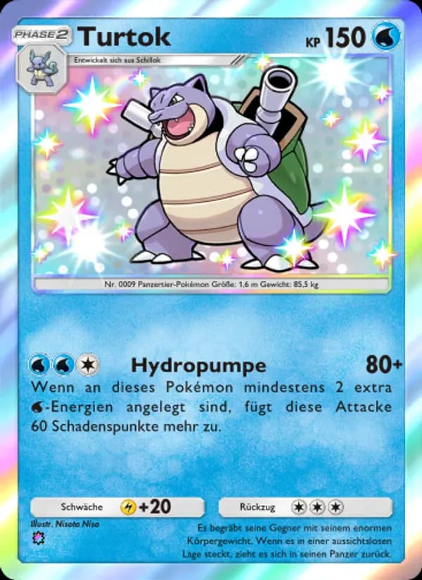 Turtok card in German