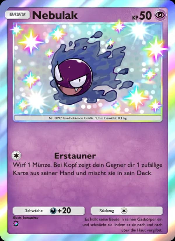 Nebulak card in German
