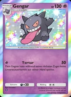 Gengar card in German