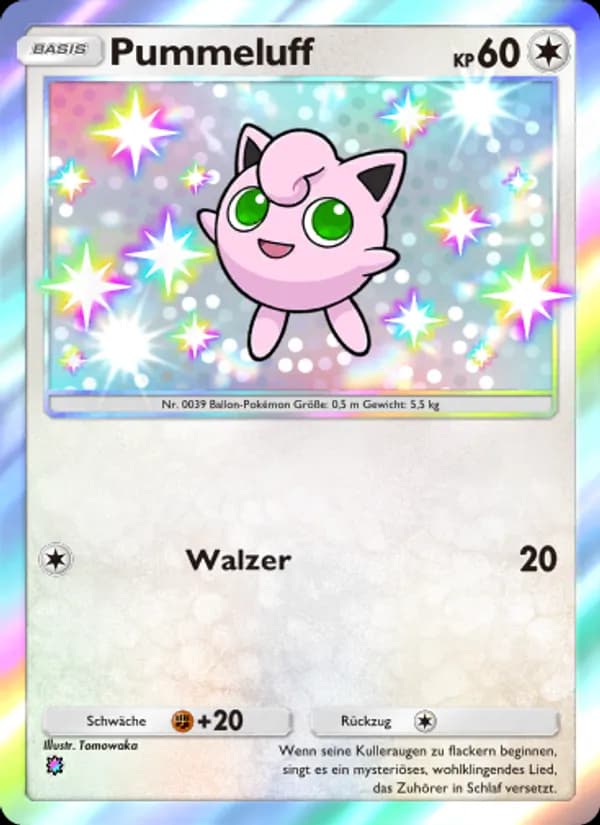 Pummeluff card in German