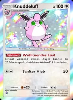 Knuddeluff card in German
