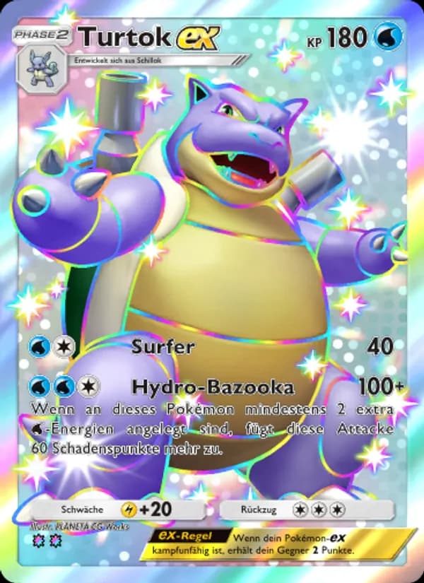 Turtok-ex card in German