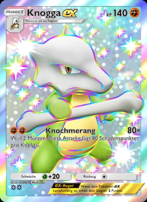 Knogga-ex card in German