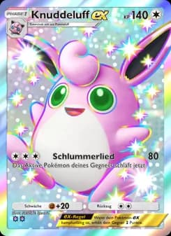 Knuddeluff-ex card in German