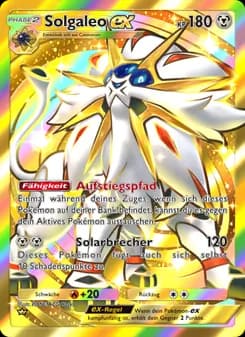 Solgaleo-ex card in German