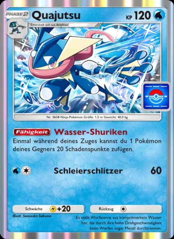 Quajutsu card in German
