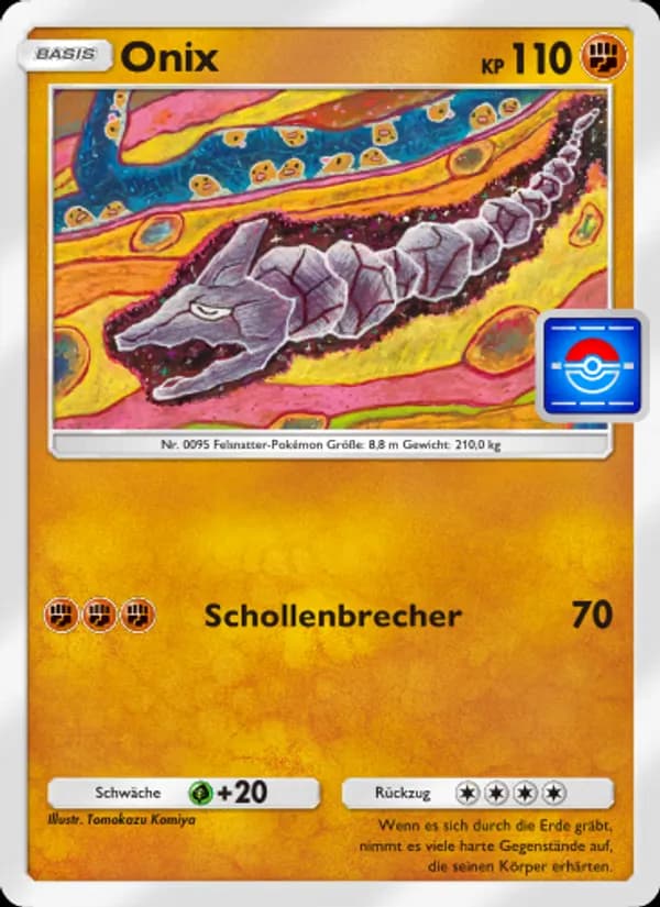 Onix card in German