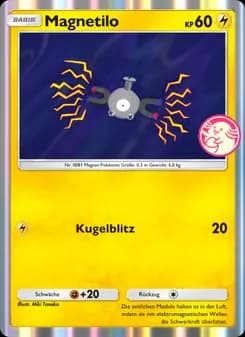 Magnetilo card in German