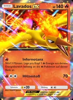 Lavados-ex card in German