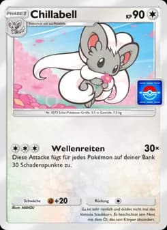 Chillabell card in German