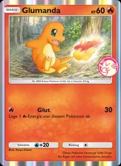 Glumanda card in German