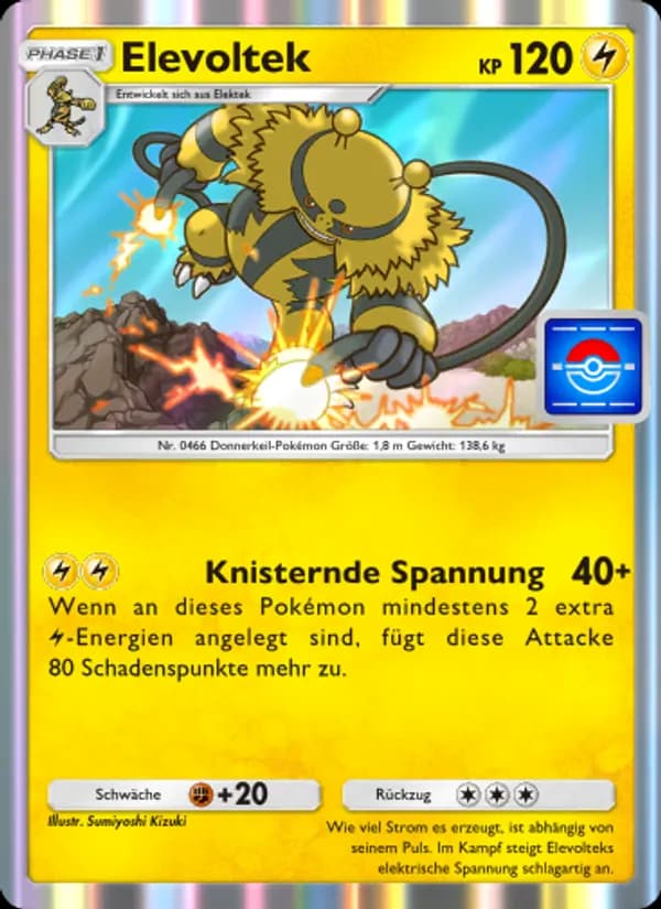 Elevoltek card in German