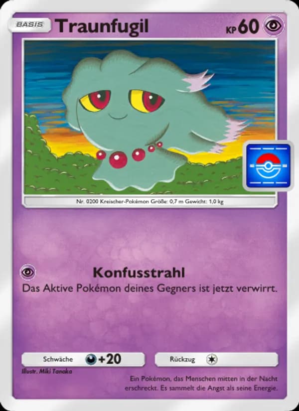 Traunfugil card in German