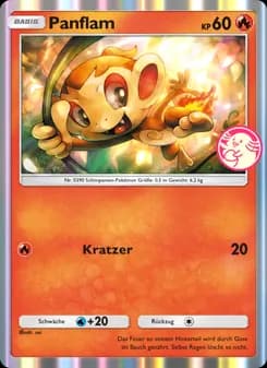 Panflam card in German