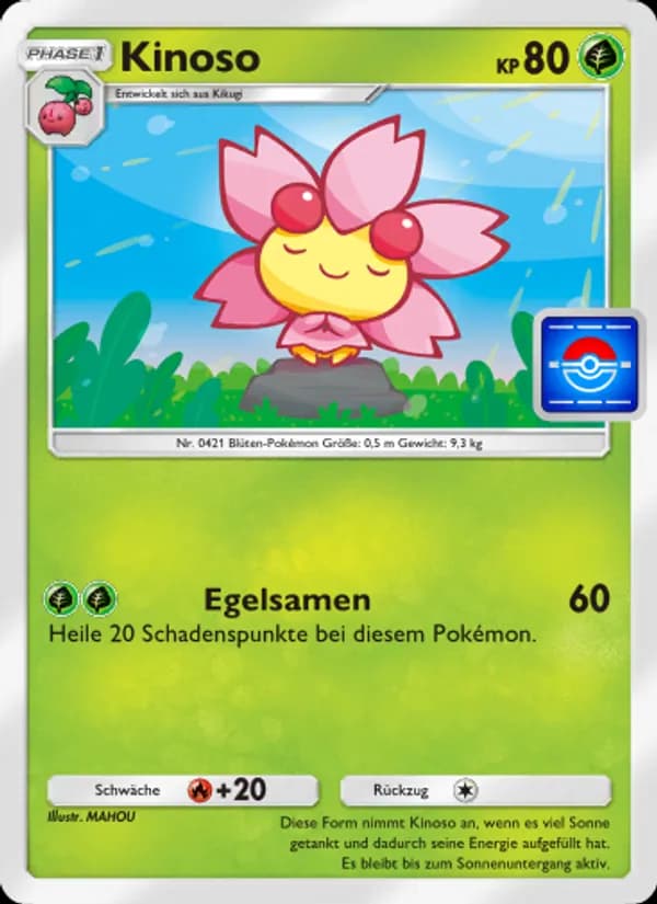 Kinoso card in German