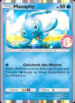 Manaphy card in German