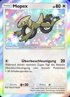 Mopex card in German