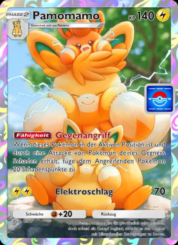 Pamomamo card in German